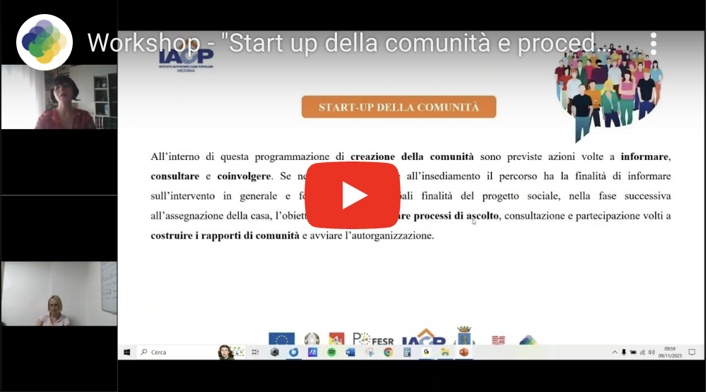 Workshop “Start up della comunità” – il video